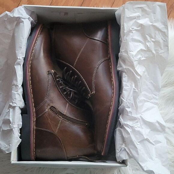 Mens Steve Madden Boots size 12 Harrison Dark Brown - Picture 6 of 6